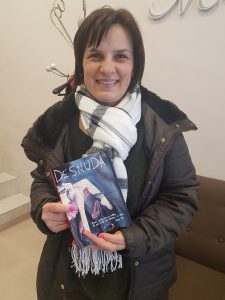 Fotografía de Vero, colaboradora e inspiración para los relatos de la obra.